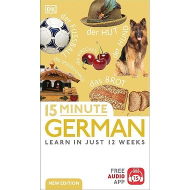 15 Minute: German (DK) - Learn in Just 12 Week with Free Audio App
