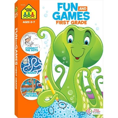 Fun and Games: First Grade - Ages 6-7 Years