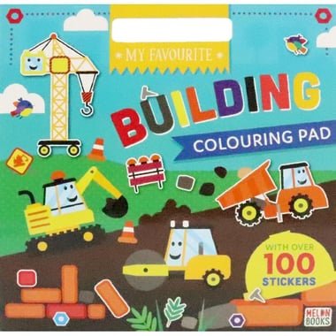 My Favourite: Building Colouring Pad