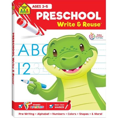 Preschool  Write & Reuse - Ages 3-5 Years