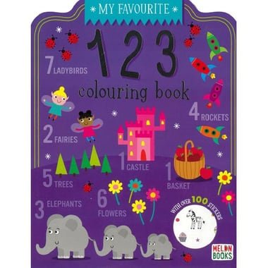 My Favourite: 1 2 3 Colouring Book