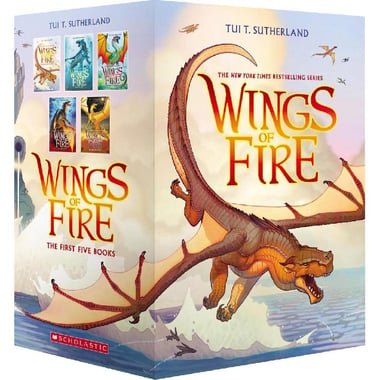 Wings of Fire: The First Five Books 1-5 - The Dragonet Prophecy  The Lost HeirThe Hidden KingdomThe Dark Secret