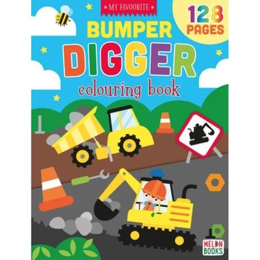My Favourite: Bumper Digger Colouring Book