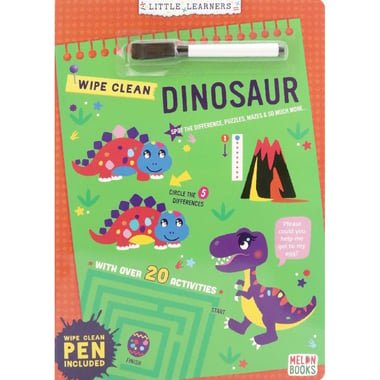 Wipe-Clean: Dinosaur (Little Learners) - with Erasable Pen