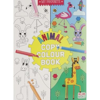 My Favourite: Animal Copy Colour Book