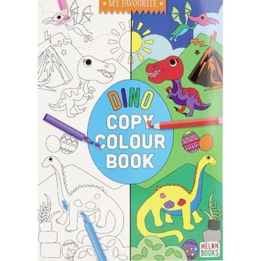 My Favourite: Dino Copy Colour Book