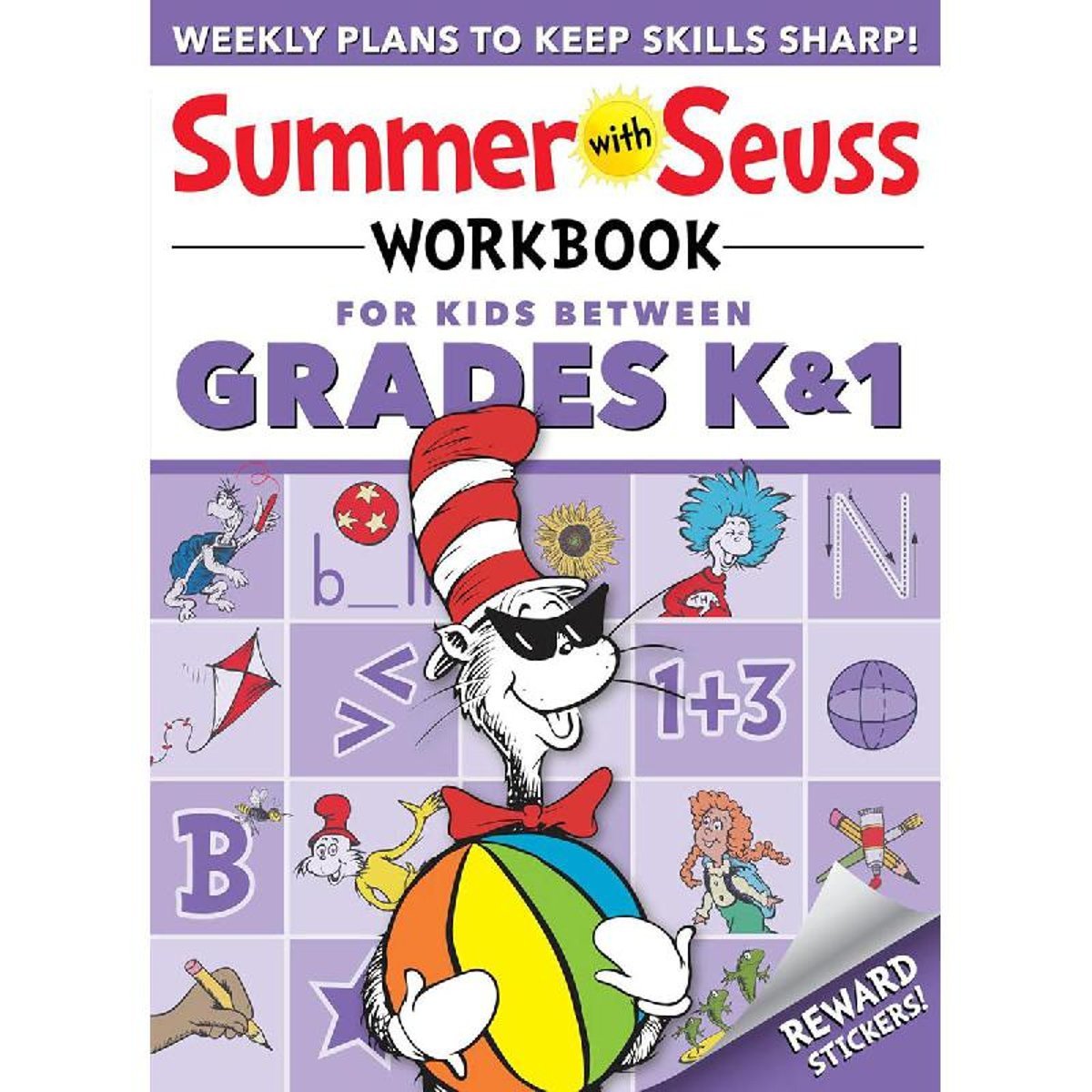 Summer with Seuss: Workbook for Kids Between Grades K & 1 - with Reward Stickers!