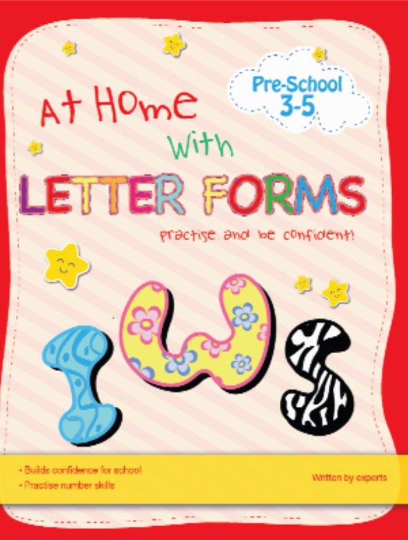At Home with Letter forms ( pre-school 3-5 )