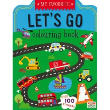 My Favourite: Let's Go Colouring Book