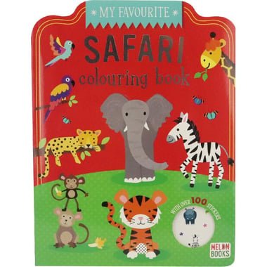 My Favourite: Safari Colouring Book