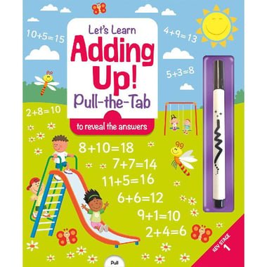 Let's Learn Adding Up (I Can Do It!) - Pull-The-Tab to Reveal The Answers