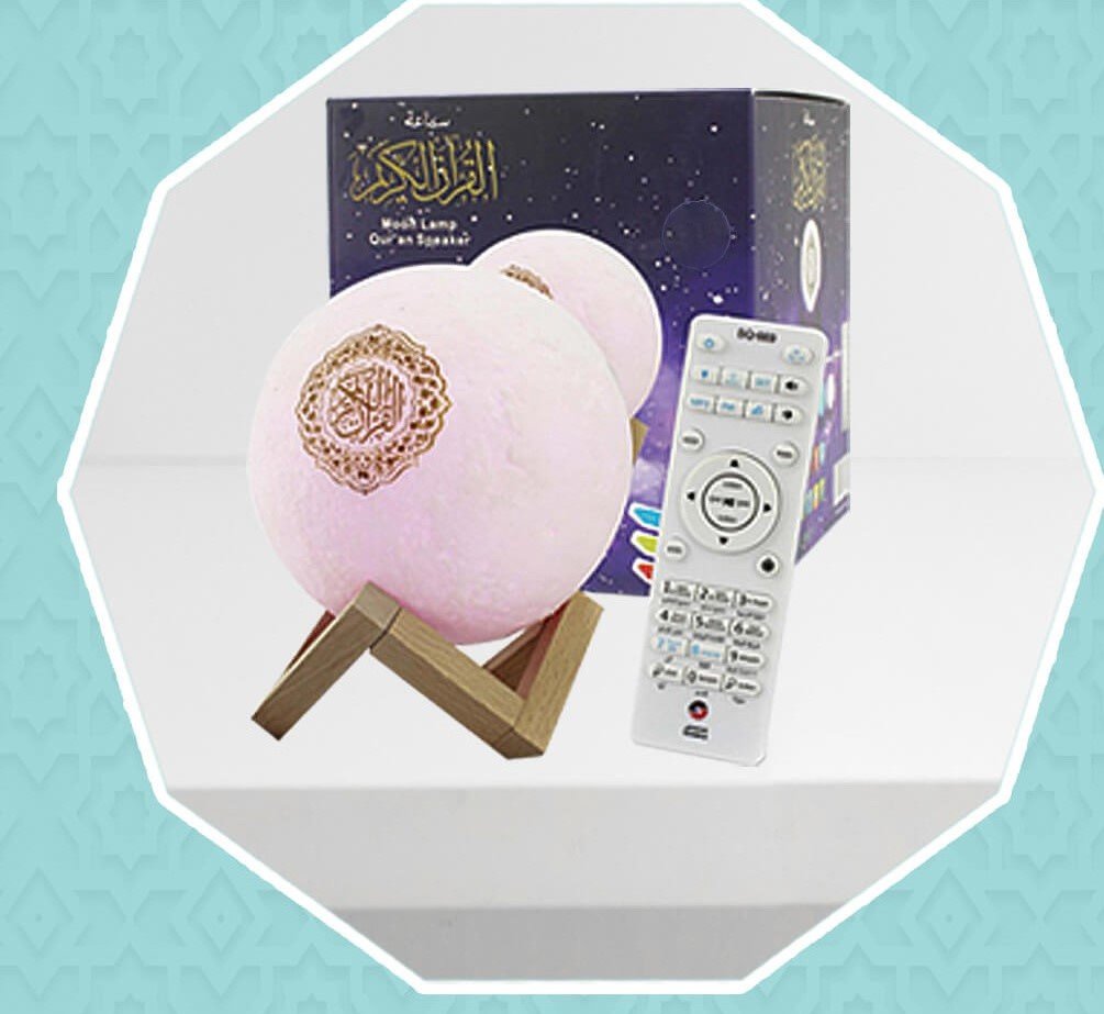 سماعة القران (القمر) مع اضاءة  سماعة القرآن الكريم