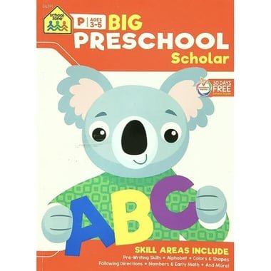 School Zone: Big Preschool Scholar  Ages 3-5