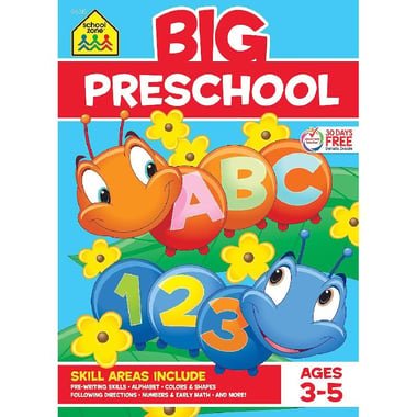 Big Workbook: Preschool  Ages 3-5