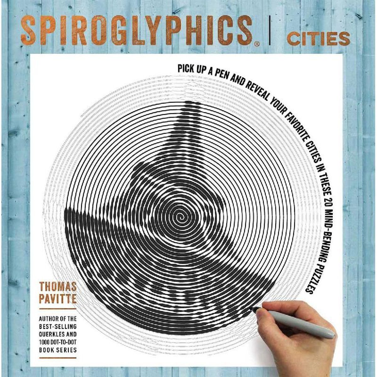Spiroglyphics Cities - Pick Up a Pen and Reveal Your Favorite Cities in These 20 Mind-Bending Puzzles